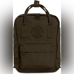 Soldout Fjallraven Re-Kanken Mini Backpack in Dark Olive